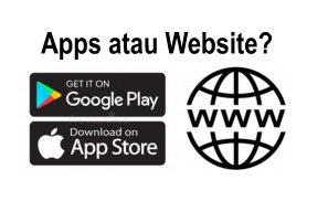 pilih apps atau website